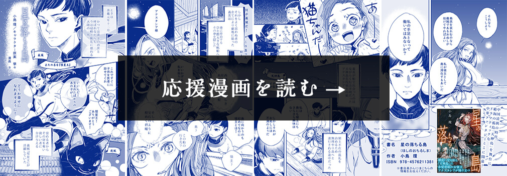 星の落ちる島 応援漫画